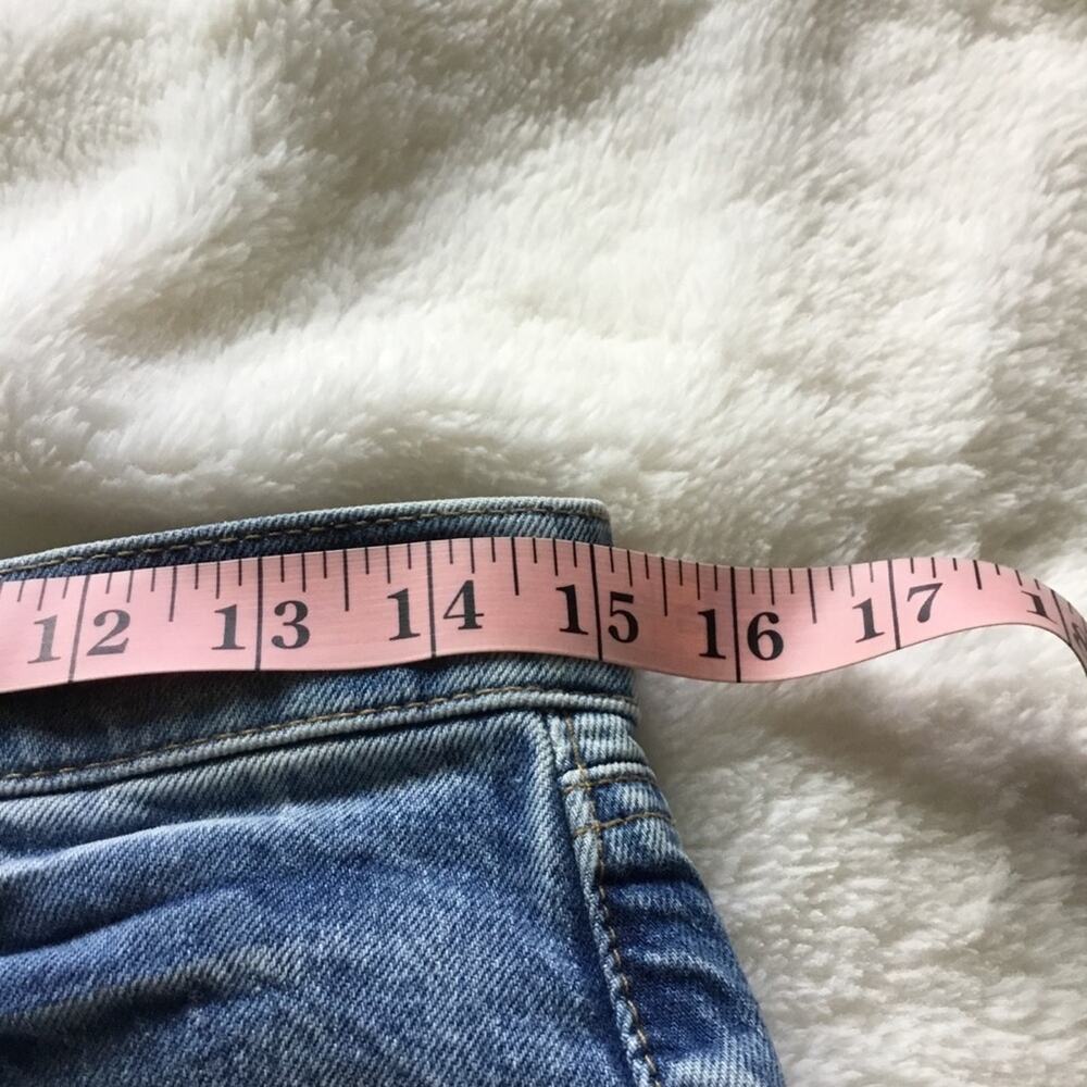 Loft Blue High Waist Straight Crop Jeans - Picture 14 of 16